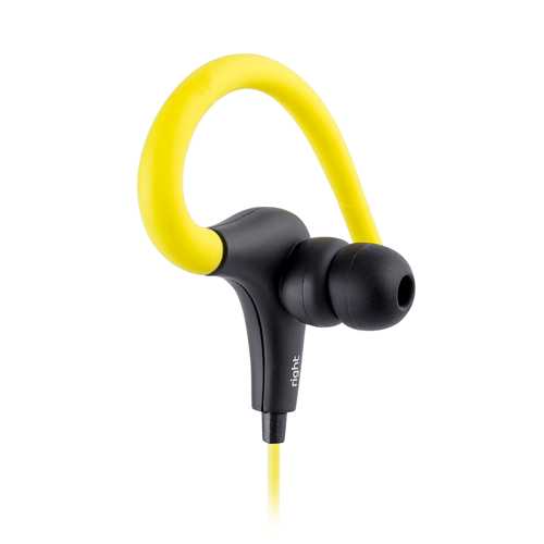 Проводные наушники ACME HE17Y Sports action earphones with microphone in-line control/ Yellow 1-satelonline.kz