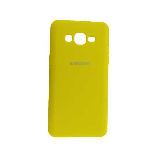 Чехол Samsung J2 Prime (G532), Silicone Cover, жёлтый 1-satelonline.kz