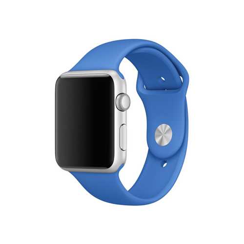 Ремешок Apple Watch 42-44mm Sport Band, темно-синий 1-satelonline.kz