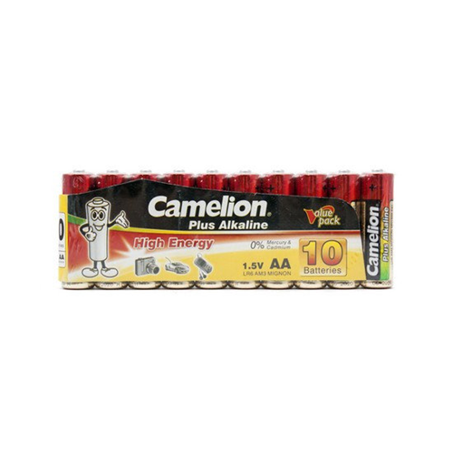 Батарейка CAMELION Plus Alkaline LR6-SP10-DA 10 шт. в плёнке 1-satelonline.kz