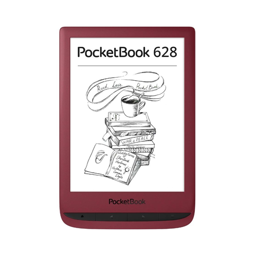 Электронная книга PocketBook PB628-R-CIS красный 1-satelonline.kz