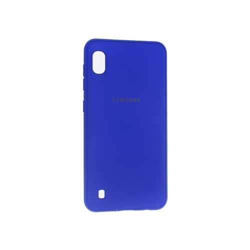 Чехол для Samsung A10 Silicone Case синий 1-satelonline.kz