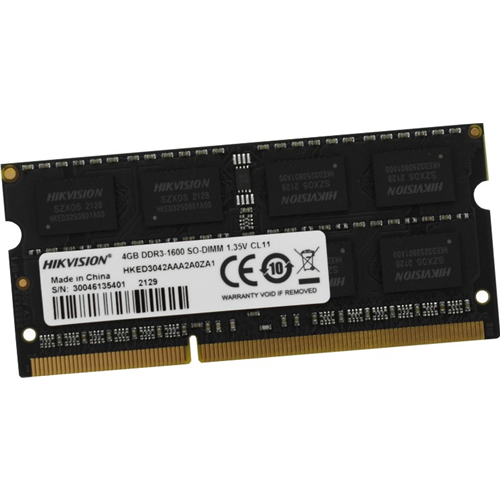 SO-DIMM DDR3 4 GB 1600MHz Hikvision S1, HKED3042AAA2A0ZA1 1-satelonline.kz