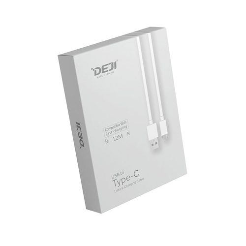 Кабель Deji DJ C07/150см/27W USB-C Lightning, Белый 2