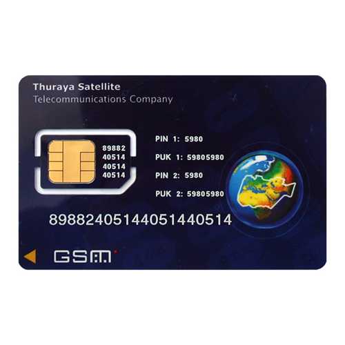Thuraya Sim Card 1-satelonline.kz