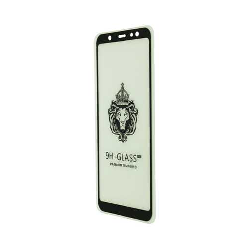 Защитное стекло 3D Samsung Galaxy A6+ (2018), полный клей, чёрный 1-satelonline.kz