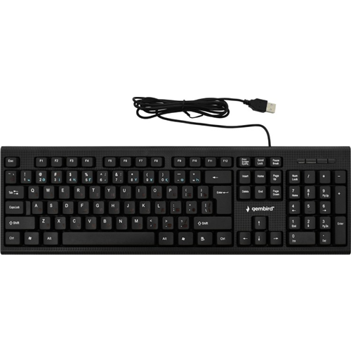 KeyBoard + mouse, USB, Gembird KBS-2050, 104 keys, rus/lat/kaz, black 2