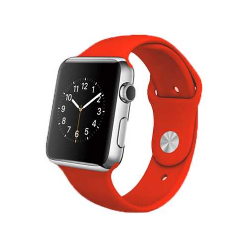 Ремешок Apple Watch 38-40mm Sport Band красный 1-satelonline.kz