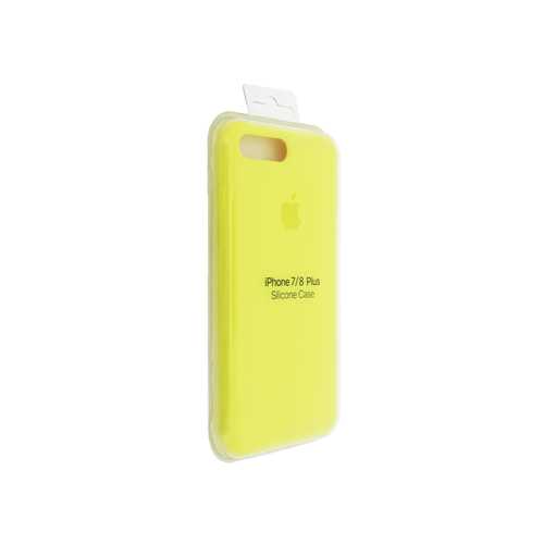 Чехол Apple iPhone 7 Plus/8 Plus Silicone Case, силиконовый, жёлтый 1-satelonline.kz
