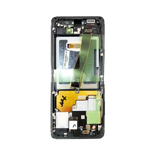 Дисплей Samsung Galaxy S20 Ultra G988, в сборе с сенсором, Черный (Оригинал) 2