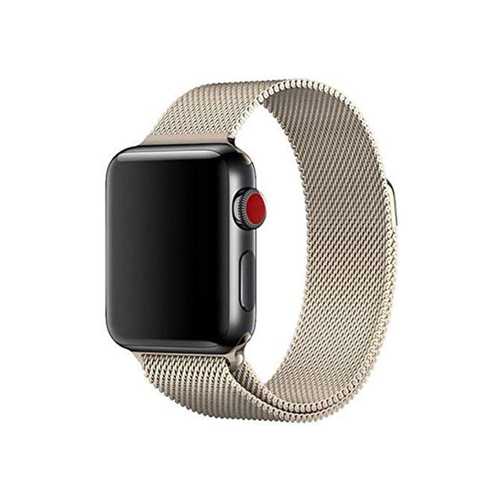 Ремешок Milanese Apple Watch 42-44 метал. золото 1-satelonline.kz