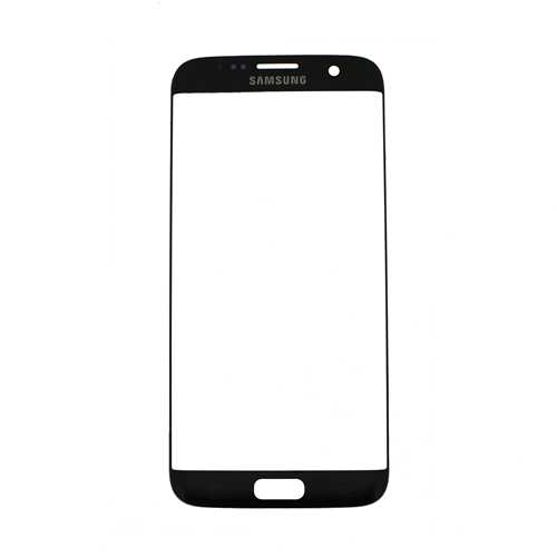 Стекло Samsung Galaxy S7 Edge G935F, черный (Дубликат - качественная копия) 1-satelonline.kz