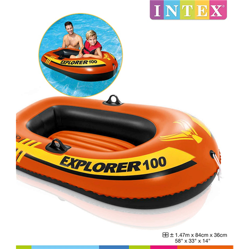 Надувная лодка Intex 58329NP 100 оранжевый 2