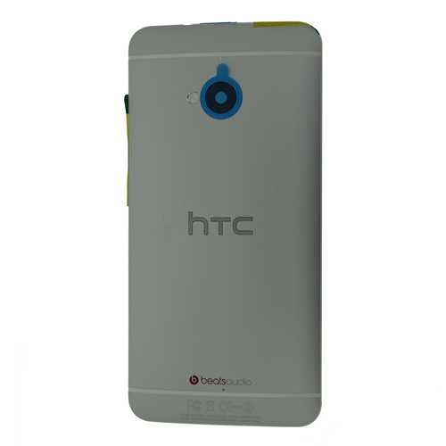 Задняя крышка HTC M7 802, серый (Silver) (Дубликат - качественная копия) 1-satelonline.kz