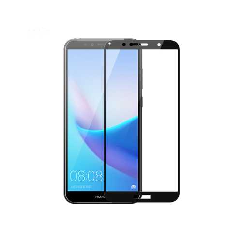 Защитное стекло 3D Huawei Y6/Y6 Prime (2018), чёрный 1-satelonline.kz