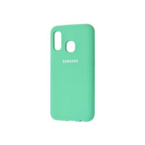 Чехол Samsung Galaxy A30 (2019) Silicone cover, мятный 1-satelonline.kz