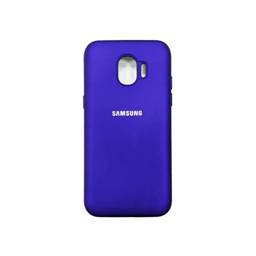 Чехол Samsung Galaxy J2 Pro (2018), Silicone cover, фиолетовый 1-satelonline.kz