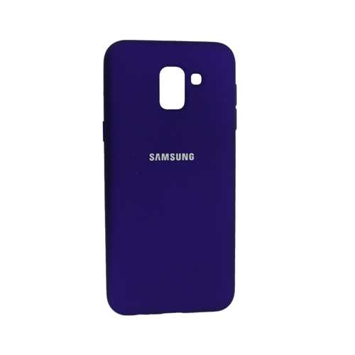 Чехол Samsung Galaxy J6 (2018), Silicone cover, фиолетовый 1-satelonline.kz