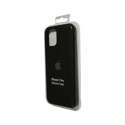 Чехол для Apple iPhone 11 Pro Silicone Case чёрный 1-satelonline.kz