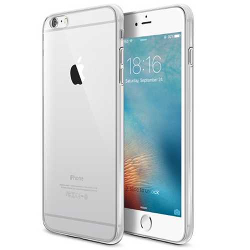 Чехол Apple iPhone 6/6S, силиконовый, прозрачный 1-satelonline.kz