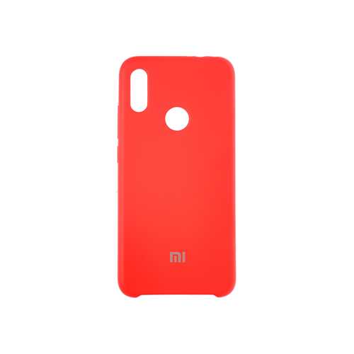 Чехол Xiaomi Redmi Note 7, silicone cover, красный 1-satelonline.kz