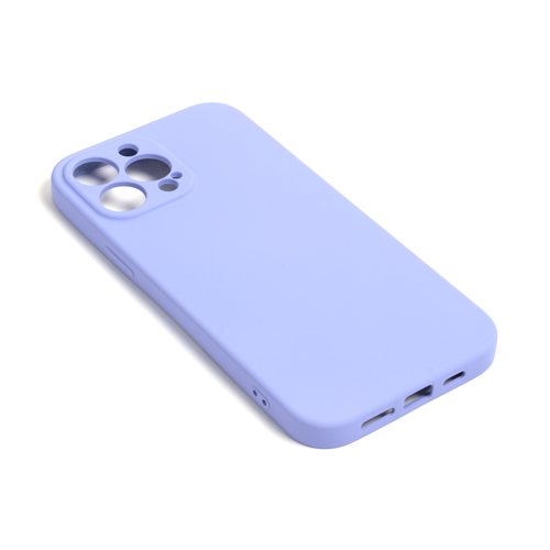 Чехол для Iphone 13 Pro Max, силиконовый пыльно-сиреневый 2