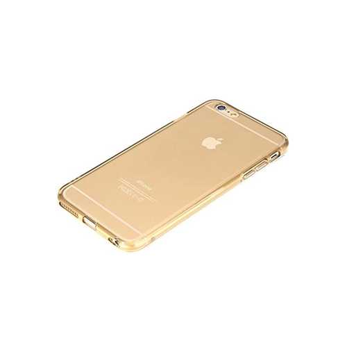 Чехол Rock Apple iPhone 6 Plus/6s Plus, TPU Slim Jacket, прозрачный золотой (Transparent Gold) 3