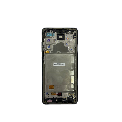 Дисплей Samsung Galaxy A72 SM-A725, в сборе с сенсором, с рамкой, черный (Оригинал) 2
