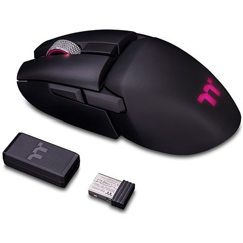 Mouse Thermaltake Argent M5 Wireless, 8 buttons, 800-16000 dpi, Optical,1.8m cable, USB, black 2