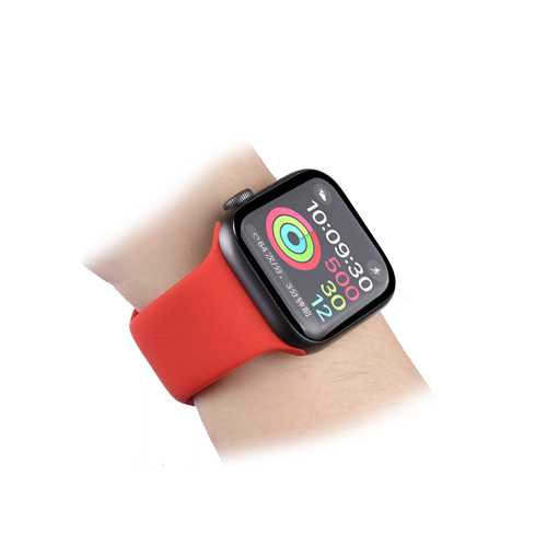 Спортивный ремешок Apple Watch 42-44мм Red Sport Band, красный 3