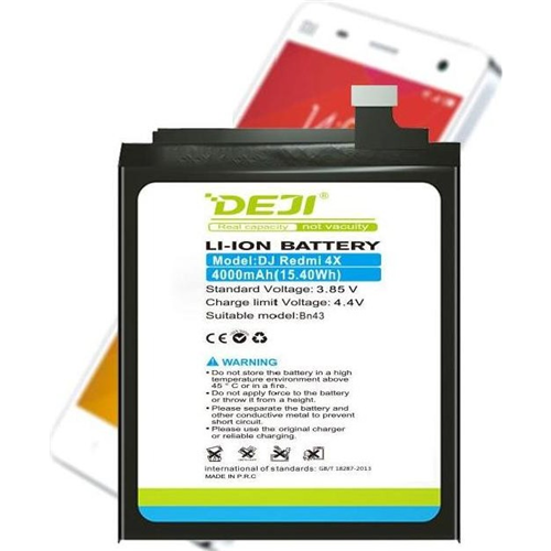 Аккумуляторная батарея Deji Xiaomi Redmi Note 4X (BN43), 4000mAh (Альтернативный бренд с оригинальным качеством) 2