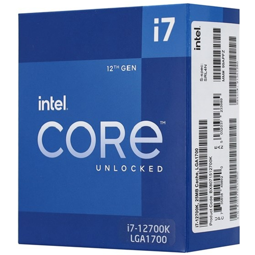 СPU Intel Сore i7-12700K, 3.6GHz (Alder Lake, 5.0), 12/20T, 25 MB L3, 125W, UHD 770,Socket1700, box 1-satelonline.kz