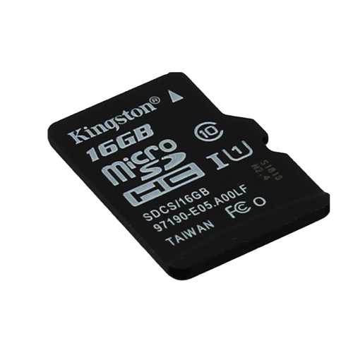 Карта памяти MicroSD 16GB Class 10 U1 Kingston SDCS/16GB 4