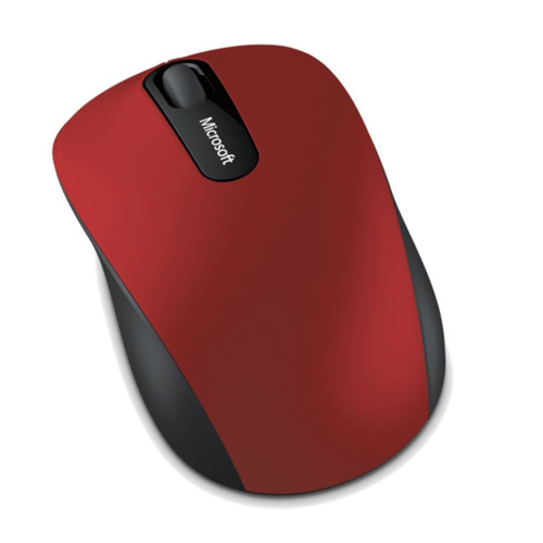 Mouse Microsoft Mobile 3600 [PN7-00014], Wireless, BT, Optical Mouse, USB, red-black 3