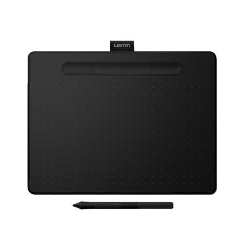 Графический планшет Wacom Intuos Medium Bluetooth (CTL-6100WLK-N) Чёрный 1-satelonline.kz