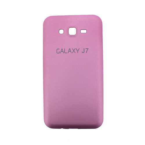 Чехол крышка Samsung Galaxy J7 SM-J700H, пластиковый, розовый (Pink) 1-satelonline.kz