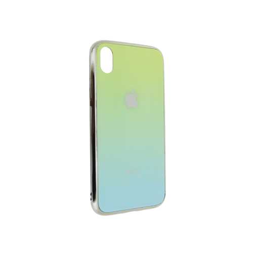 Чехол Apple iPhone XR, силиконовый, хамелеон бирюзовый 1-satelonline.kz