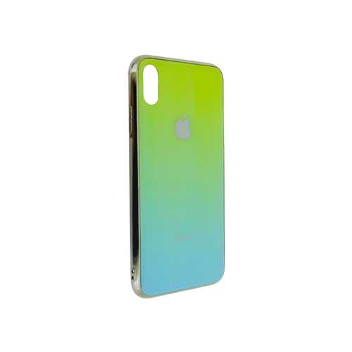 Чехол Apple iPhone Xs Max, силиконовый, хамелеон бирюзовый 1-satelonline.kz