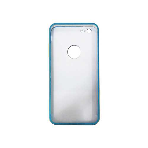 Чехол и Бампер (FASHION) iPhone 6 Plus/6s Plus 2в1 металлический бампер, синий (Blue) 2