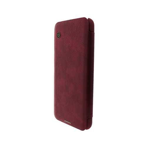 Чехол-книжка Samsung Galaxy S10e кожзам, красный  1-satelonline.kz