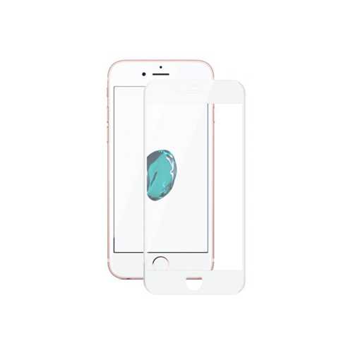 Защитное стекло Baseus 3D Apple iPhone 7/8 белый с гелевой окантовкой 1-satelonline.kz