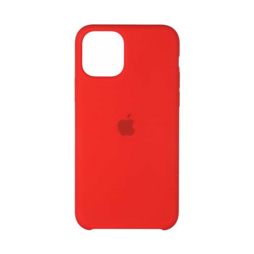 Чехол Apple iPhone 12 Pro Max силиконовый, красный 1-satelonline.kz