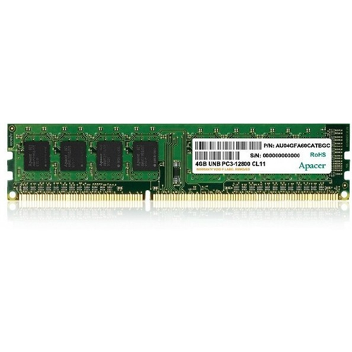 Модуль памяти, Apacer, DL.04G2K.KAM, DDR3, 4GB, DIMM PC3-12800/1600MHz 1-satelonline.kz