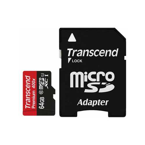 Карта памяти MicroSD 64GB Class 10 U1 Transcend TS64GUSDU1 1-satelonline.kz