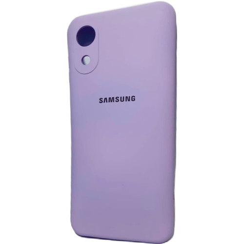 Чехол Samsung A03 Core силиконовый, фиолетовый 1-satelonline.kz