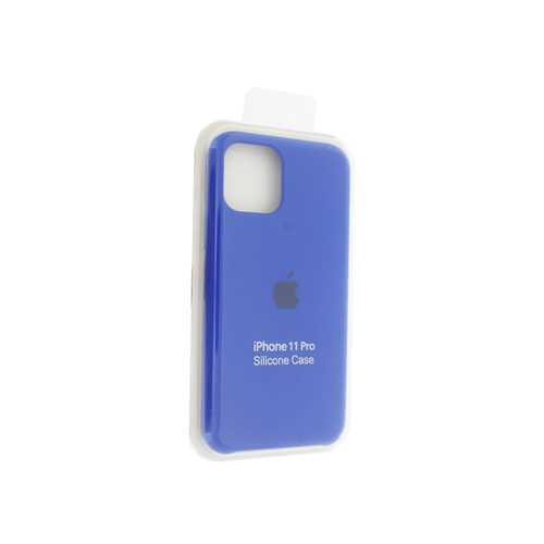 Чехол для Apple iPhone 11 Pro Silicone Case синий 1-satelonline.kz