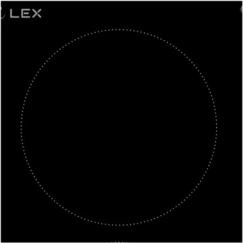 LEX EVH 321 BL панель стеклокерамическая электрическая 3