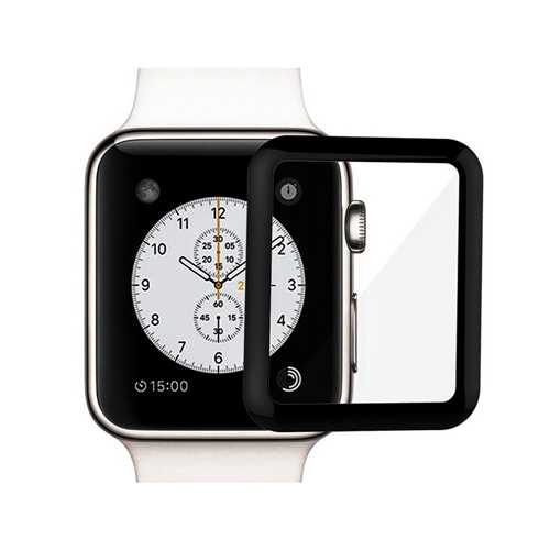Защитное стекло 5D Apple Watch, 42mm, чёрный 1-satelonline.kz