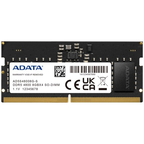 SO-DIMM DDR5 8 GB 4800MHz ADATA, AD5S48008G-S, CL40 1-satelonline.kz