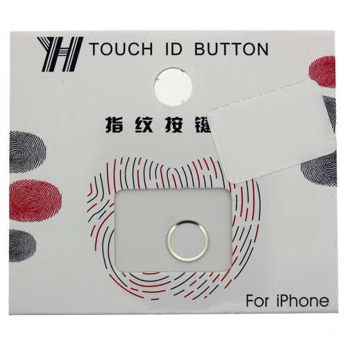 Кнопка сенсорного идентификатора для Apple iPhone 5/5S/6/6S/6 Plus/6S Plus/7/7 Plus, серебро 2